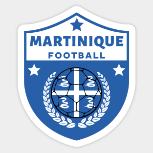 Martinique Football Sticker